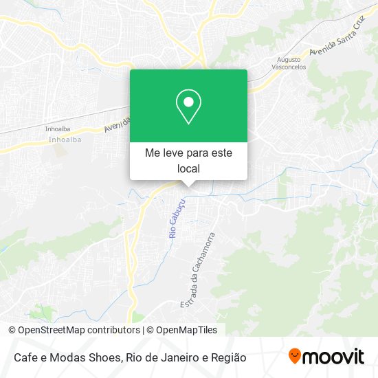 Cafe e Modas Shoes mapa