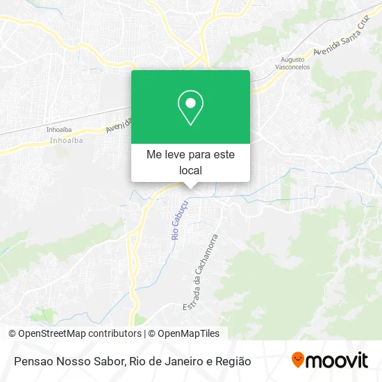 Pensao Nosso Sabor mapa