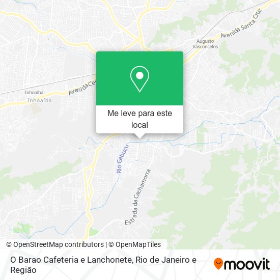 O Barao Cafeteria e Lanchonete mapa