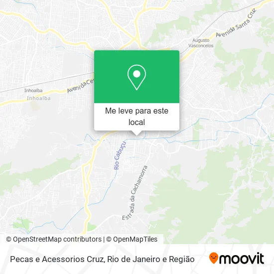 Pecas e Acessorios Cruz mapa