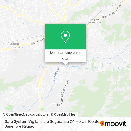 Safe System Vigilancia e Seguranca 24 Horas mapa