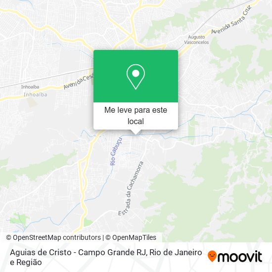 Aguias de Cristo - Campo Grande RJ mapa