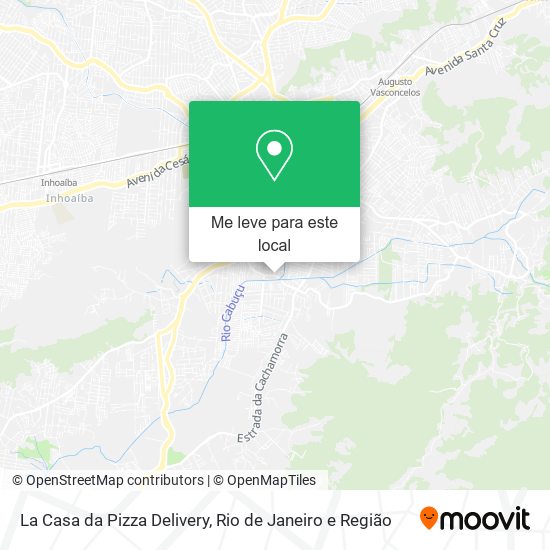 La Casa da Pizza Delivery mapa
