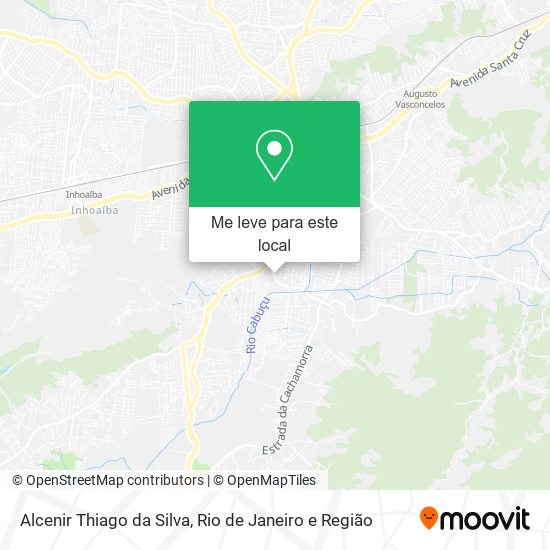 Alcenir Thiago da Silva mapa