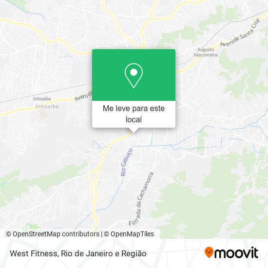 West Fitness mapa