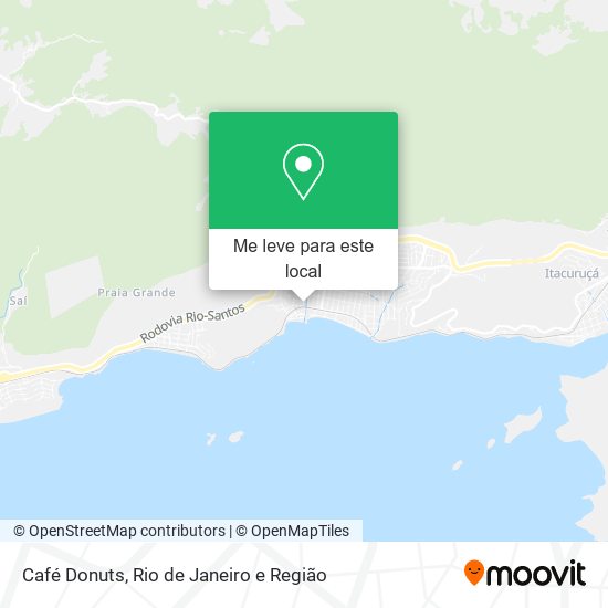 Café Donuts mapa