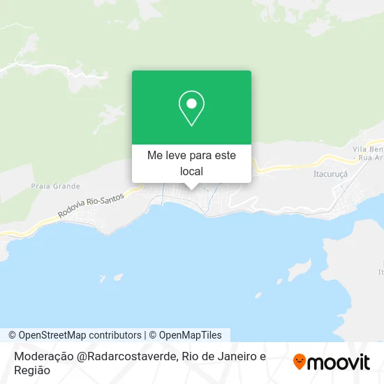 Moderação @Radarcostaverde mapa