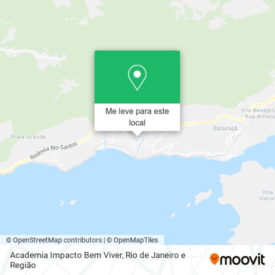 Academia Impacto Bem Viver mapa