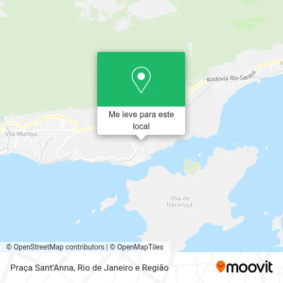 Praça Sant'Anna mapa