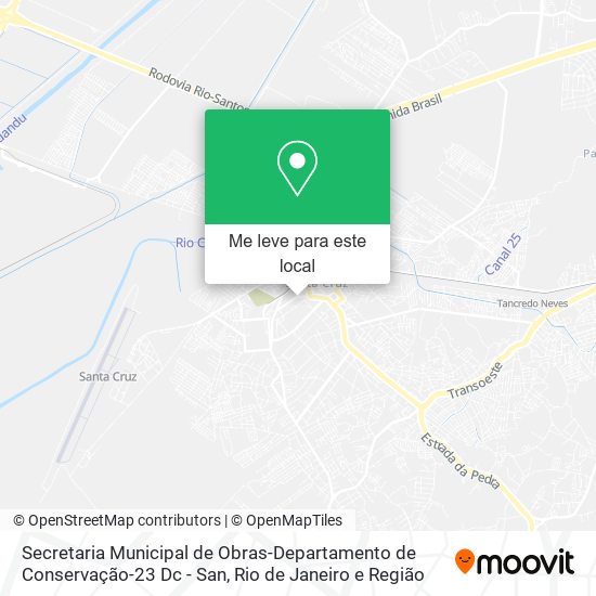 Secretaria Municipal de Obras-Departamento de Conservação-23 Dc - San mapa