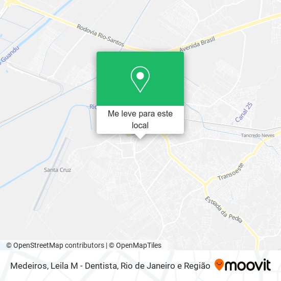 Medeiros, Leila M - Dentista mapa