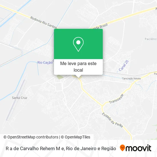 R a de Carvalho Rehem M e mapa
