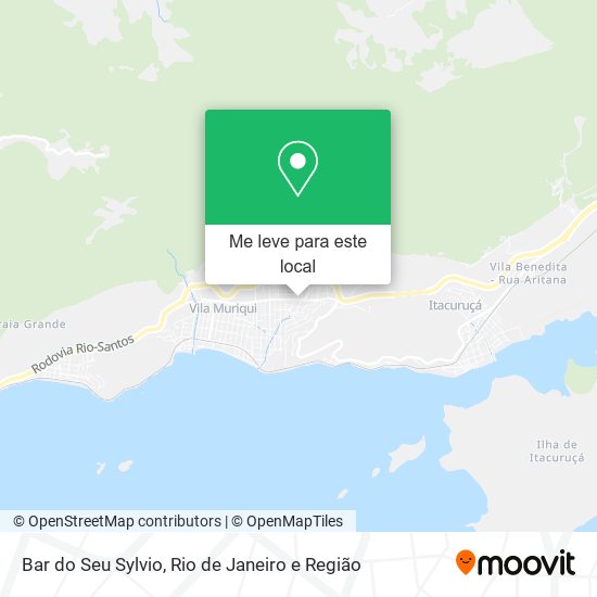 Bar do Seu Sylvio mapa