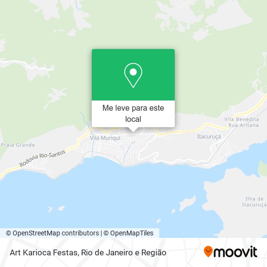 Art Karioca Festas mapa