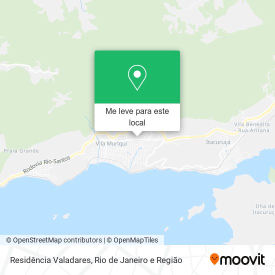 Residência Valadares mapa