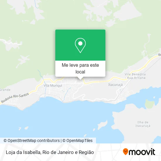 Loja da Isabella mapa
