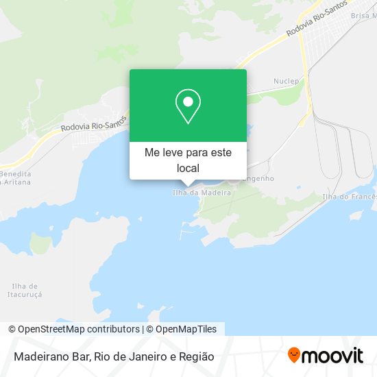 Madeirano Bar mapa