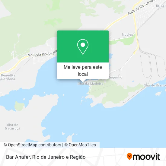 Bar Anafer mapa