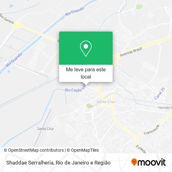 Shaddae Serralheria mapa
