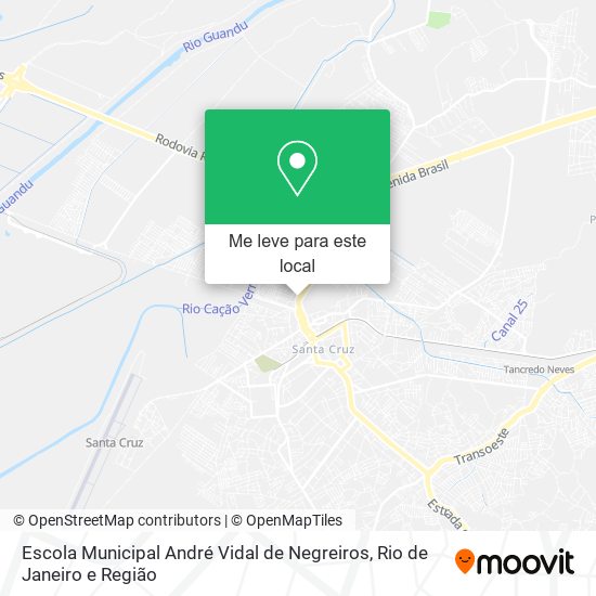 Escola Municipal André Vidal de Negreiros mapa