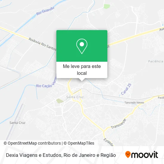 Dexia Viagens e Estudos mapa