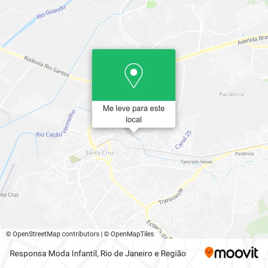 Responsa Moda Infantil mapa