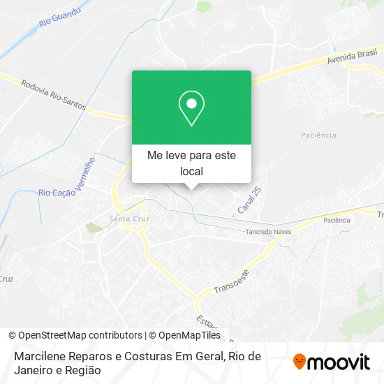 Marcilene Reparos e Costuras Em Geral mapa