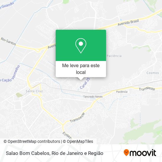 Salao Bom Cabelos mapa