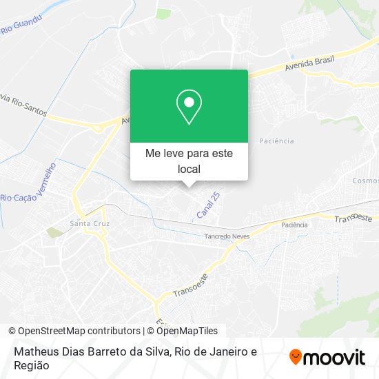 Matheus Dias Barreto da Silva mapa