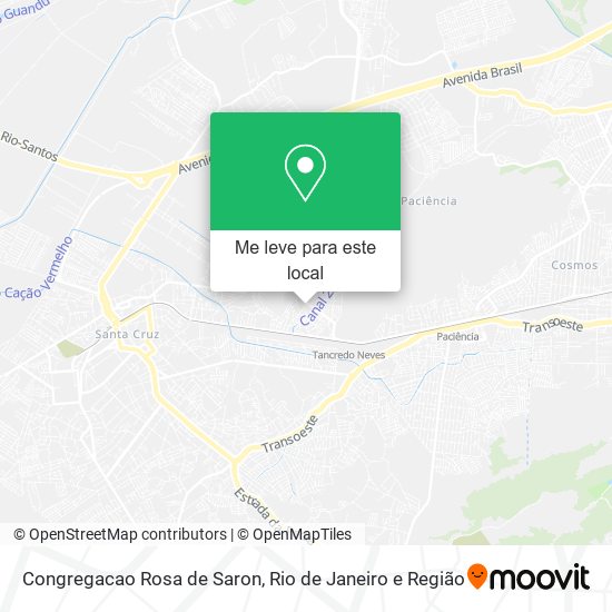 Congregacao Rosa de Saron mapa
