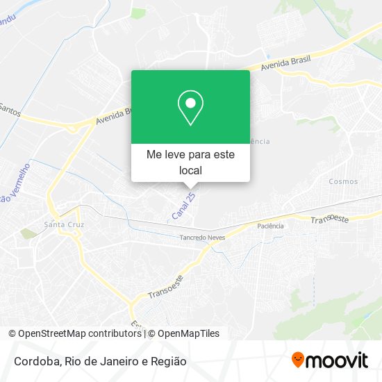 Cordoba mapa