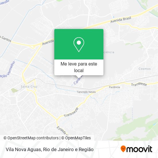 Vila Nova Aguas mapa