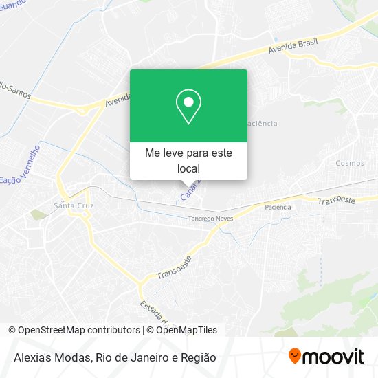 Alexia's Modas mapa