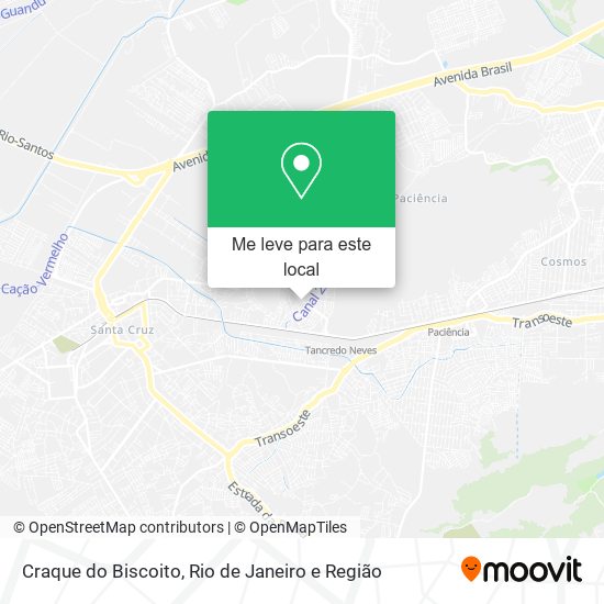 Craque do Biscoito mapa