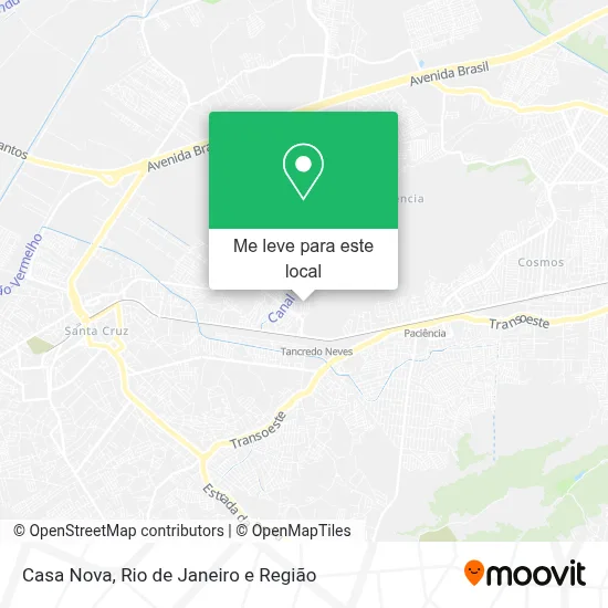 Casa Nova mapa