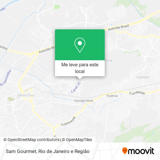 Sam Gourmet mapa