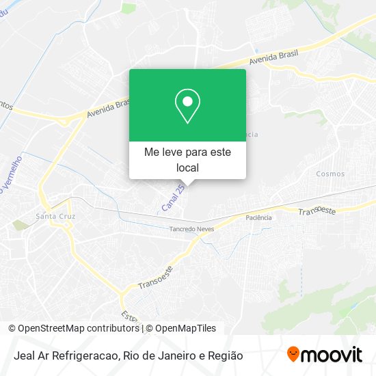 Jeal Ar Refrigeracao mapa