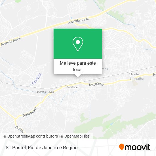 Sr. Pastel mapa