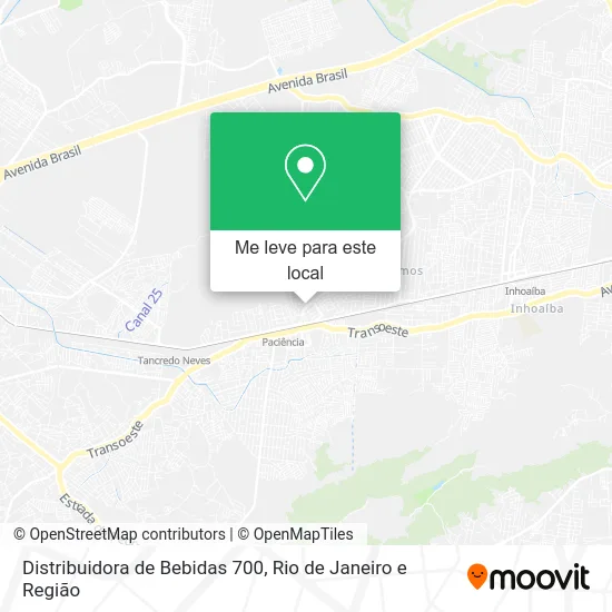 Distribuidora de Bebidas 700 mapa