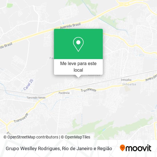 Grupo Weslley Rodrigues mapa
