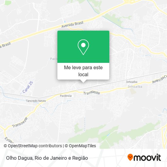 Olho Dagua mapa