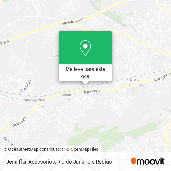 Jenniffer Acessorios mapa