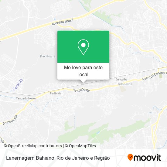 Lanernagem Bahiano mapa