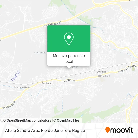Atelie Sandra Arts mapa