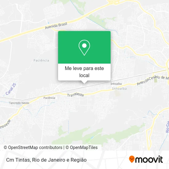 Cm Tintas mapa