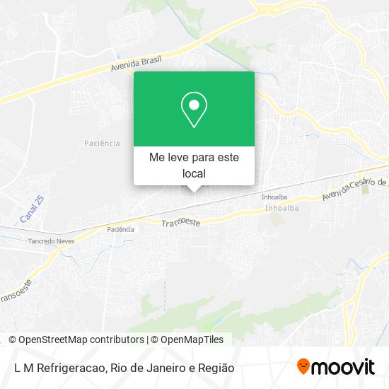 L M Refrigeracao mapa