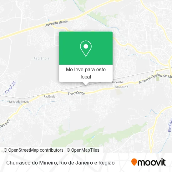 Churrasco do Mineiro mapa