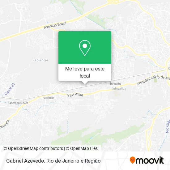 Gabriel Azevedo mapa