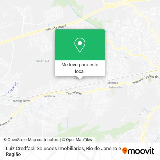 Luiz Credfacil Solucoes Imobiliarias mapa
