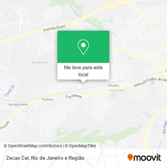 Zecas Car mapa